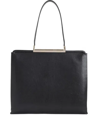 Tom Ford Supple Grain Leather Shoulder Bag Bags In Black