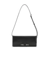Tom Ford Black Leather Crossbody Bag In Black