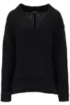 Tom Ford Loose-fit Pullover In Alpaca Blend In Black