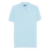 Tom Ford Sky Blue Solid Polo In Blue