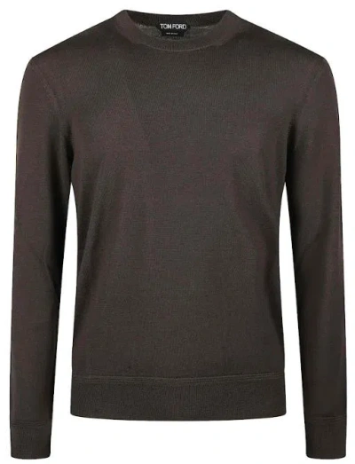 Tom Ford Sweater In Brown