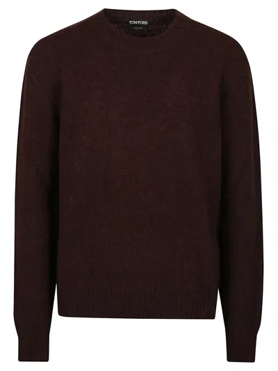 Tom Ford Sweater In Deep Brown