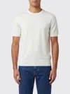 Tom Ford White Crewneck T-shirt With Logo Embroidery On The Front And Perforated Design In Cotton Man In White
