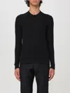 Tom Ford Short-button Fastening T-shirt In Black