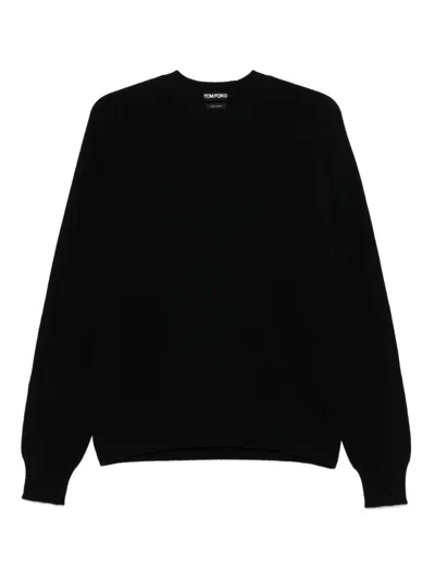 TOM FORD TOM FORD BLACK CREWNECK SWEATER