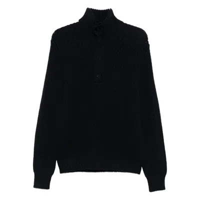 Tom Ford Long Sleeve Sweater In Black