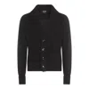 Tom Ford Shawl Collar Sweater Front Pockets In Black