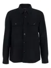 Tom Ford Button-up Cashmere Overshirt In Blue