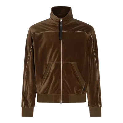 Tom Ford Sweaters Olive Green In Brown