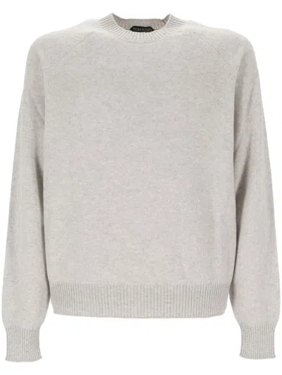 Tom Ford Jumpers In Pale Grey