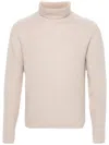 Tom Ford Brushed Wool Blend Roll Neck Sweater In Pink
