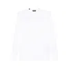 Tom Ford Long-sleeve Button-placket T-shirt In White