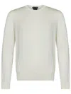 Tom Ford Round Neck Long-sleeved Sweater In White