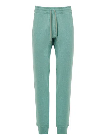 Tom Ford Sweatpants In Green Melange  In Blue