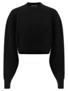 Tom Ford Knitted Sweater In Wool And Cashmere Blend In Black
