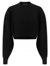 Tom Ford Knitted Sweater In Wool And Cashmere Blend In Black