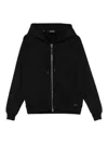 Tom Ford Vintage Garment Dyed Zip Hoodie In Black