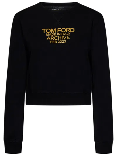 Tom Ford Sweatshirt In Black
