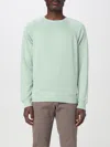 Tom Ford Men's Melange Cotton Raglan Crewneck Sweater In グリーン