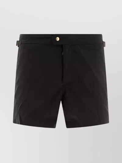 Tom Ford Swim Shorts With Adjustable Waistband And Pockets