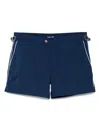 Tom Ford Swim Short In Compact Poplin In Blue