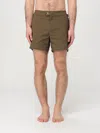 Tom Ford Compact Poplin Swim Shorts In Clover