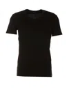Tom Ford Regular Fit Black T-shirt With Classic Crew Neckline In Black