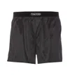 Tom Ford Silk Satin Boxer Briefs In Black