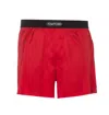 Tom Ford Logo Waistband Boxer Shorts In Red