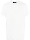 Tom Ford White Cotton T-shirt With Straight Hem In White