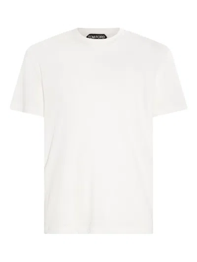 Tom Ford White Clothing T-shirts And Polos In Multi
