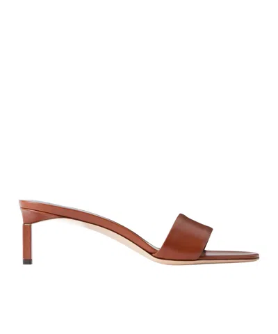 Tom Ford T 55 Leather Mule In Brown