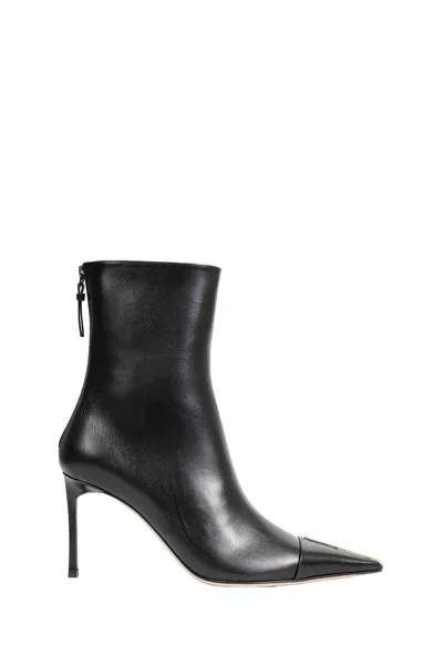 Tom Ford T Ankle Boots In Black