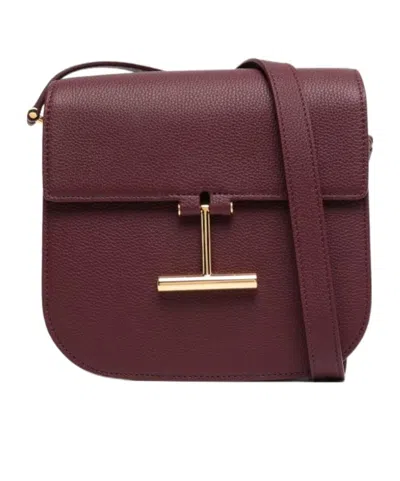 Tom Ford Tara Mini Crossbody Bag In Purple
