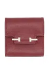 Tom Ford T-bar Leather Wallet In Red