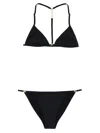 Tom Ford Triangle Bikini Set Adjustable Straps Hardware In Black