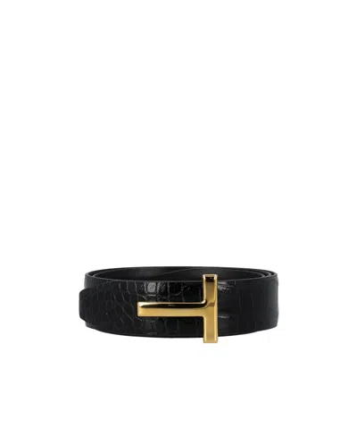 Tom Ford T-belt In Black