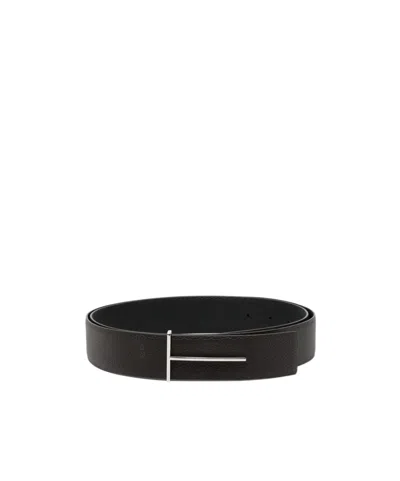 Tom Ford T Belt In Black