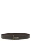 Tom Ford T Belts Brown In Black