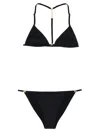 Tom Ford Triangle Bikini Set Adjustable Straps Hardware In Black