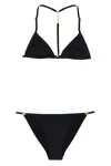 Tom Ford Triangle Bikini Set Adjustable Straps Hardware In Black