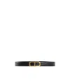 Tom Ford Adjustable Waist Belt In Black