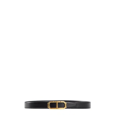 TOM FORD TOM FORD LOGO ENGRAVED BELT