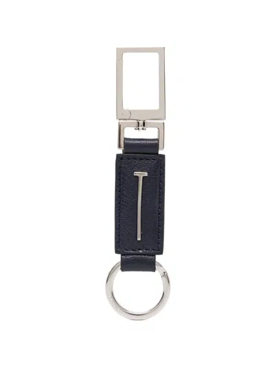 Tom Ford 't' Detail Keyring In Multi