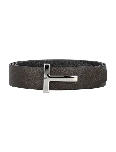 TOM FORD TOM FORD T GRAINY LEATHER BELT