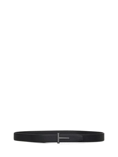 Tom Ford T Icon Belt In Black