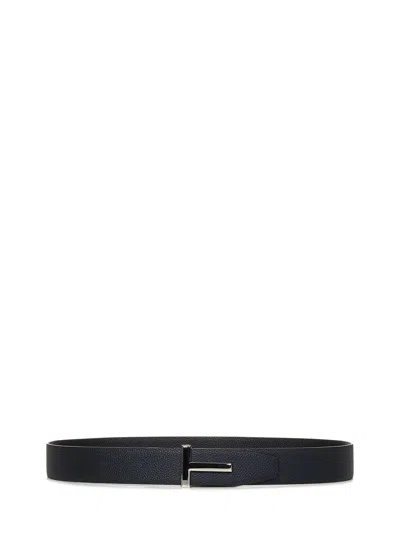 Tom Ford T Icon Belt In Blue