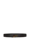 Tom Ford Double-sided T-shaped Icon Belt In Brown