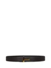 Tom Ford Double-sided T-shaped Icon Belt In Brown