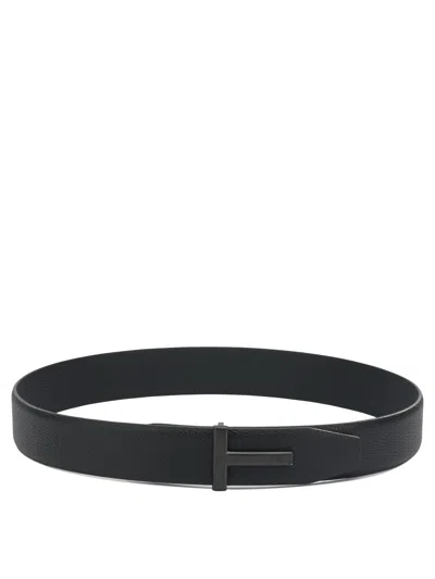 Tom Ford Icon Belt In Black